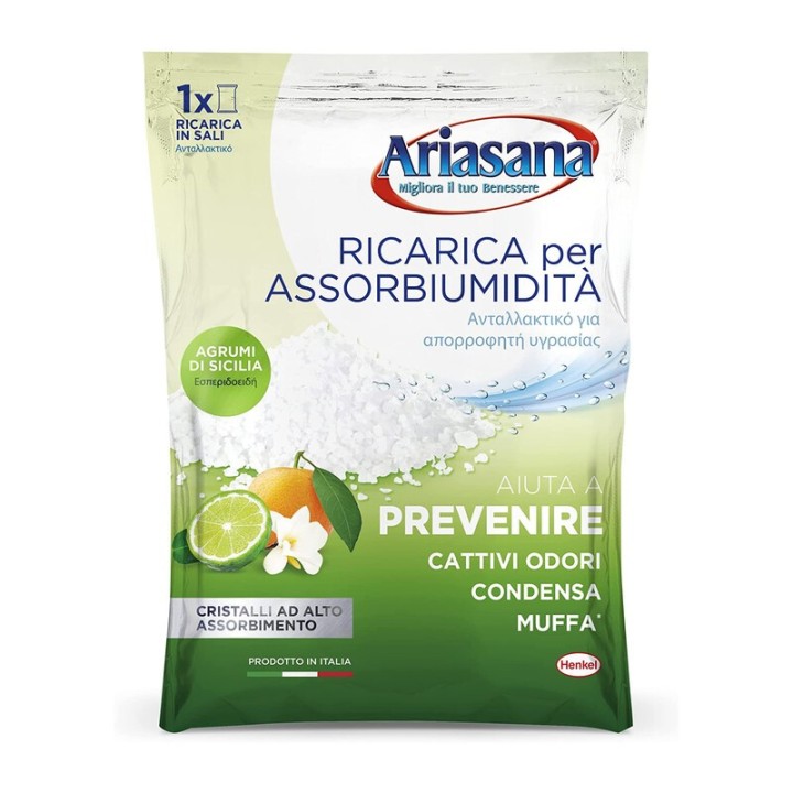 ARIASANA RICARICA IN SALI AGRUMI 1 BUSTA 450 G