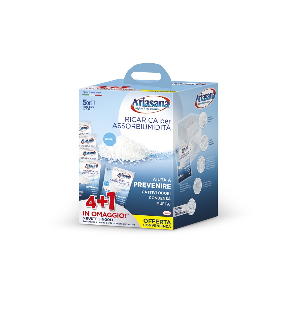 ARIASANA RICARICA IN SALI NEUTRI 5 BUSTE DA 450 G