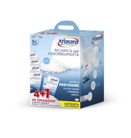 ARIASANA RICARICA IN SALI NEUTRI 5 BUSTE DA 450 G