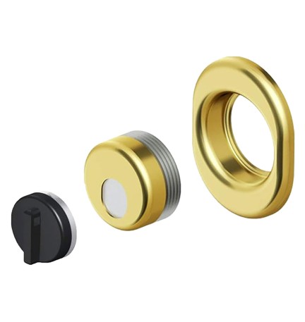 DEFENDER MAGNETICO PER SERRATURE ATRA 'MRM 39' pvd ottone