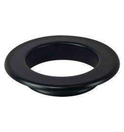 ROSONE VERNICIATO ø cm 18 - nero opaco