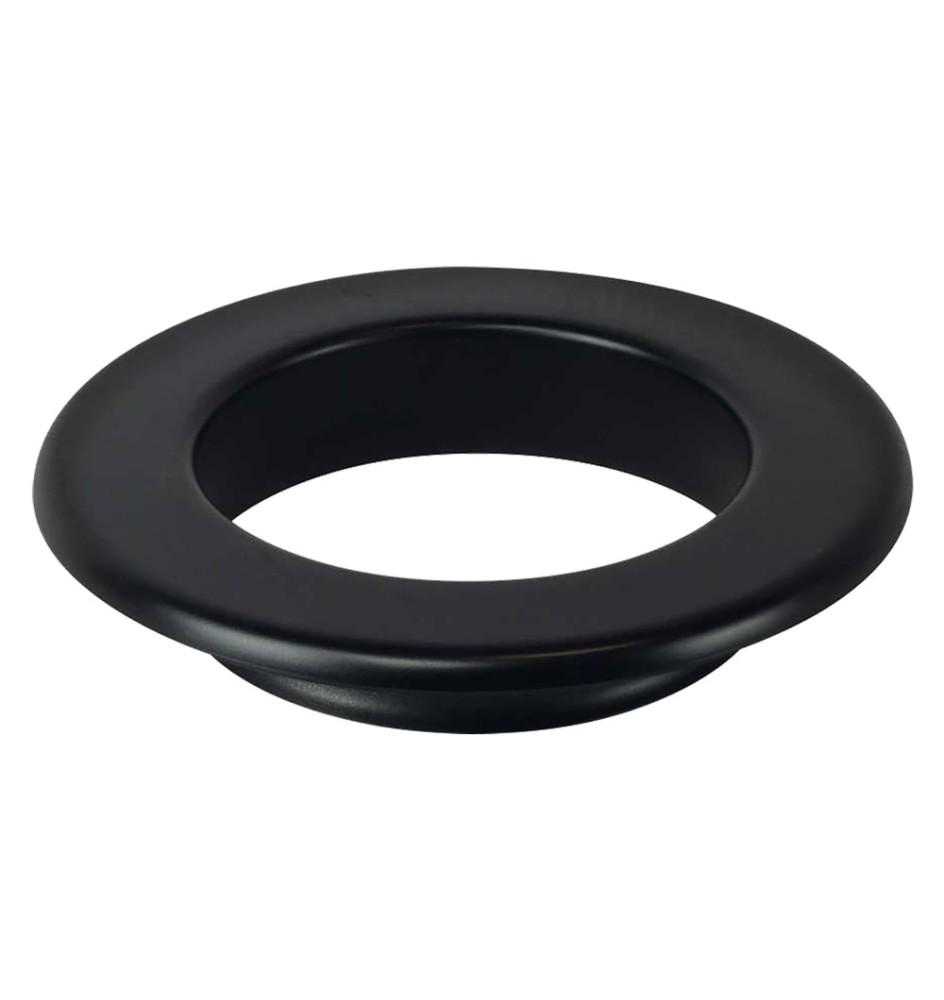 ROSONE VERNICIATO ø cm 18 - nero opaco
