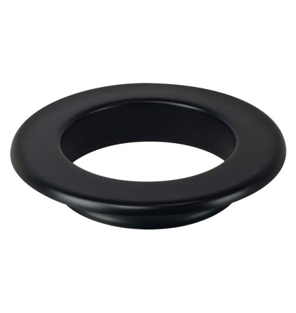 ROSONE VERNICIATO ø cm 18 - nero opaco