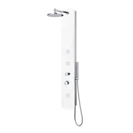 PANNELLO DOCCIA MULTIFUNZIONE MOD. BALI Bianco lucido
