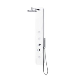 PANNELLO DOCCIA MULTIFUNZIONE MOD. BALI Bianco lucido