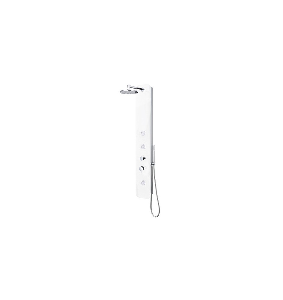 PANNELLO DOCCIA MULTIFUNZIONE MOD. BALI Bianco lucido