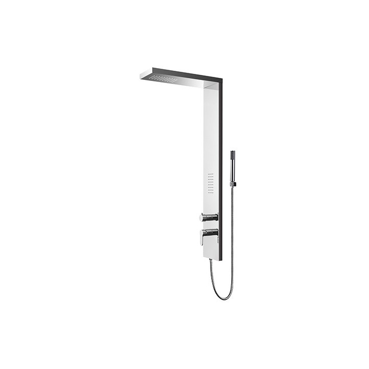 PANNELLO DOCCIA MULTIFUNZIONE MOD. MELEDA Acciaio inox lucidato
