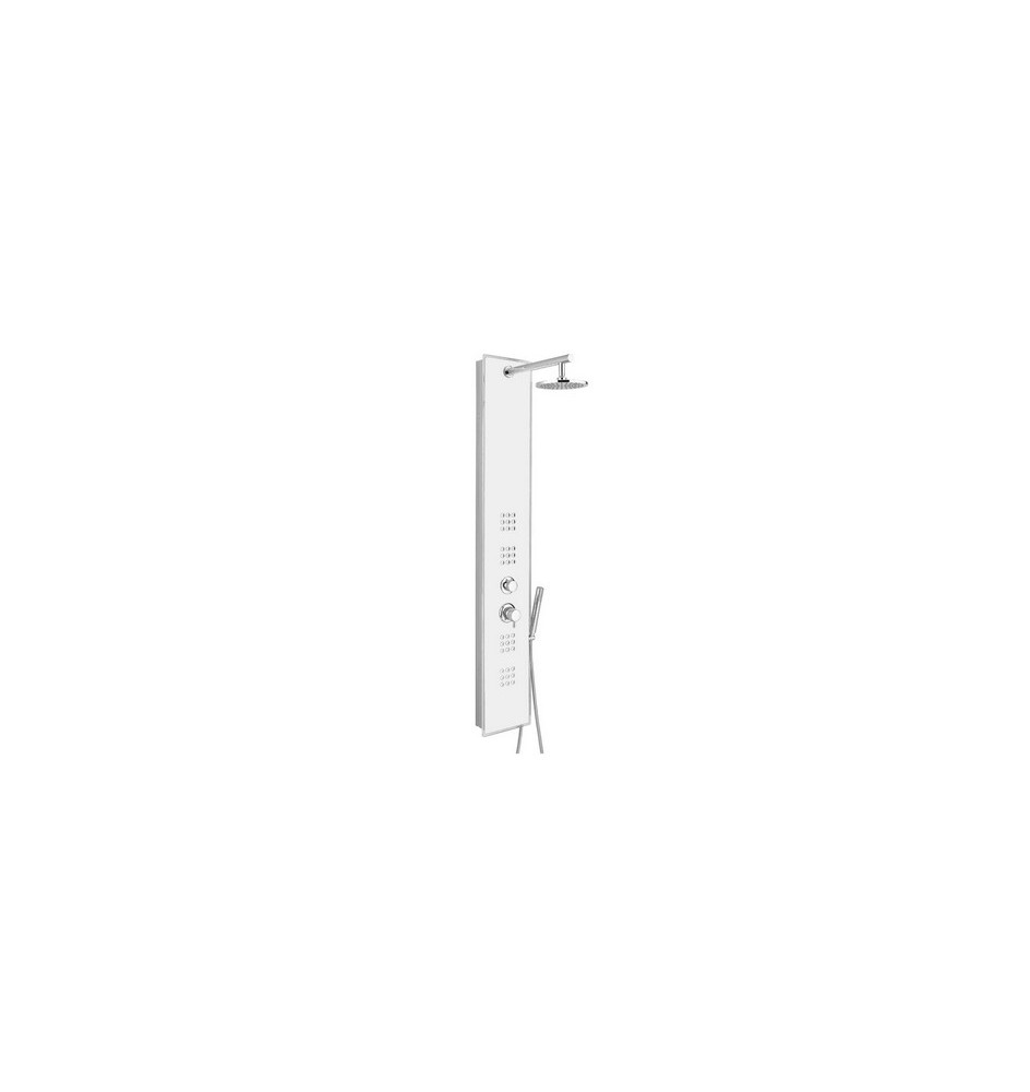 PARETE ATTREZZATA IDROTERAPICA MULTIFUNZIONE MOD. CRYSTAL Bianco