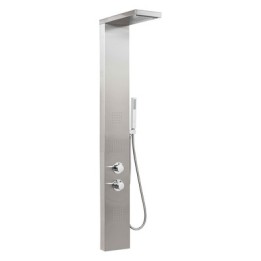 PANNELLO DOCCIA MOD. MANHATTAN PLUS CON MISCELATORE TERMOSTATICO Cromo satinato
