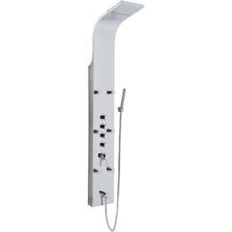 PANNELLO DOCCIA MULTIFUNZIONE MOD. NIAGARA INOX LUCIDO Acciaio inox lucidato