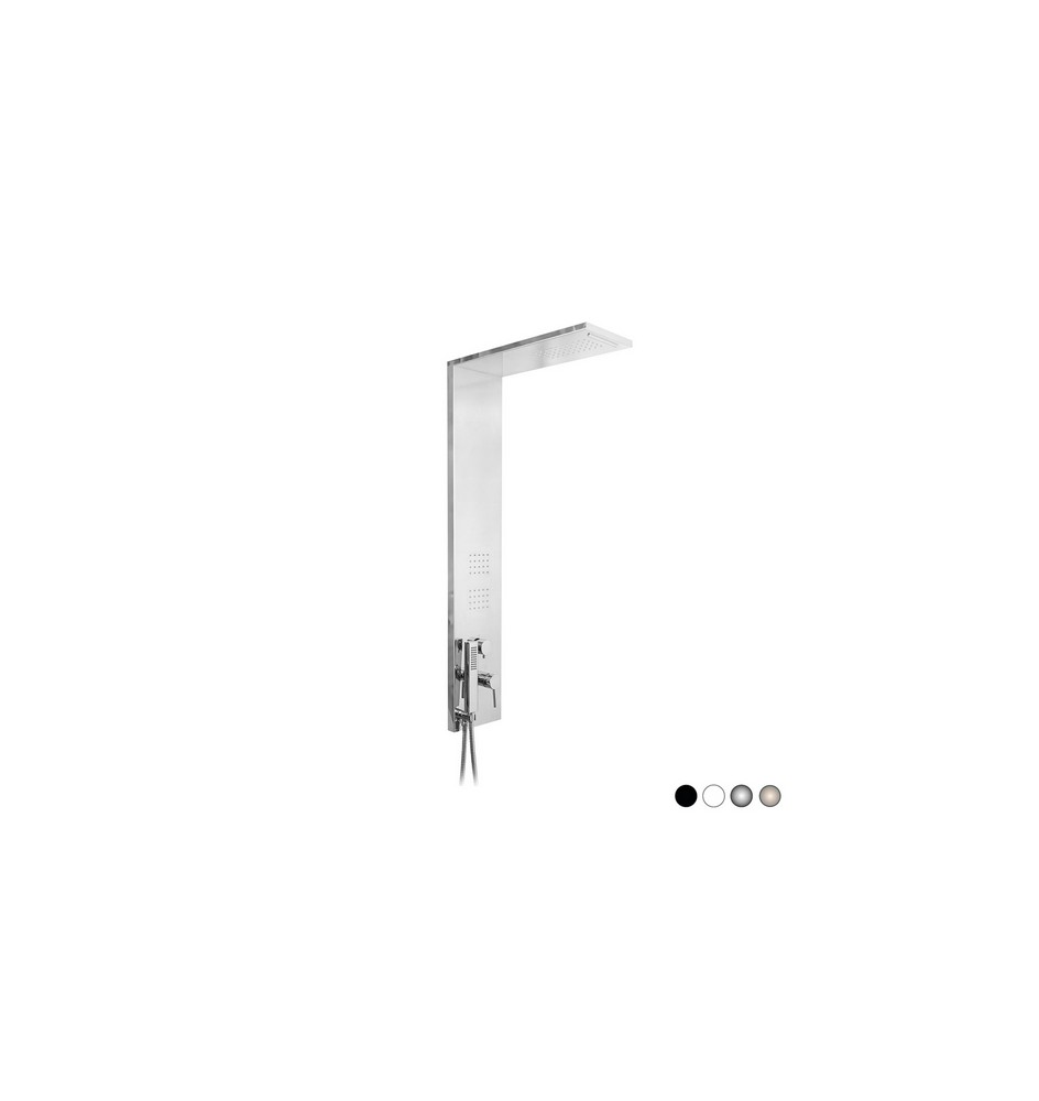 PARETE ATTREZZATA MULTIFUNZIONE MOD. TREND Bianco Opaco Matt