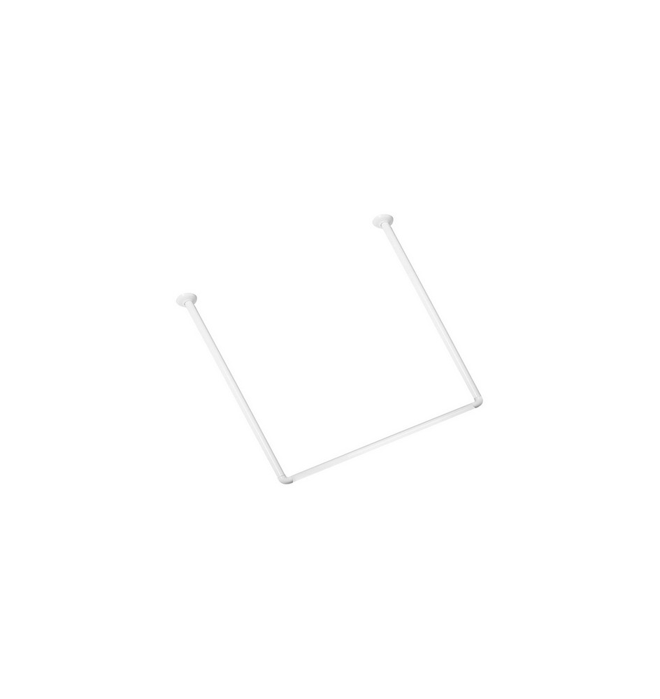 BASTONE PER DOCCIA A 3 LATI cm. 80-80-80
