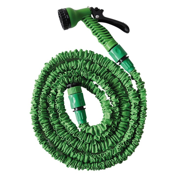 TUBO ESTENSIBILE PER GIARDINO IN KIT mt. 2,5 fino a 7,5 max