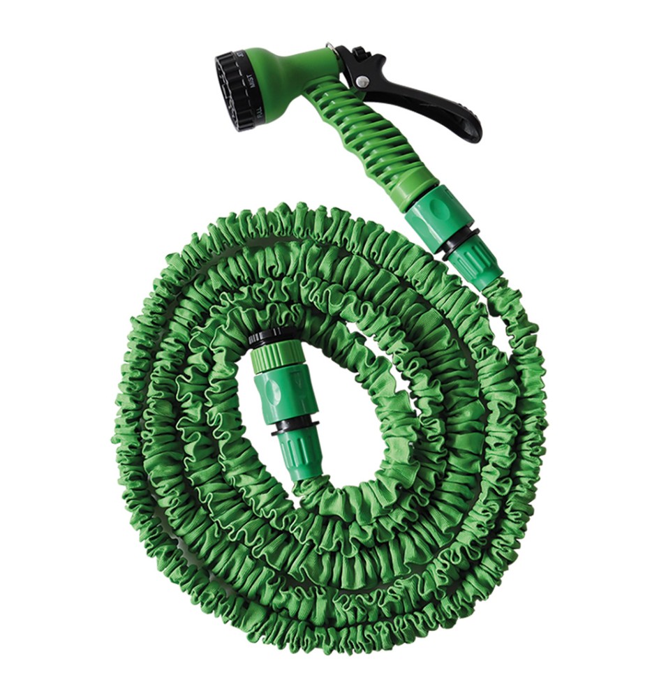 TUBO ESTENSIBILE PER GIARDINO IN KIT mt. 5 fino a 15 max