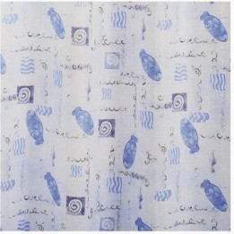 TENDA PER DOCCIA 1 LATO CM. 120 X 200 Mod. Acquarello -