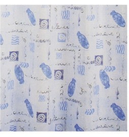 TENDA PER DOCCIA 1 LATO CM. 120 X 200 Mod. Acquarello -