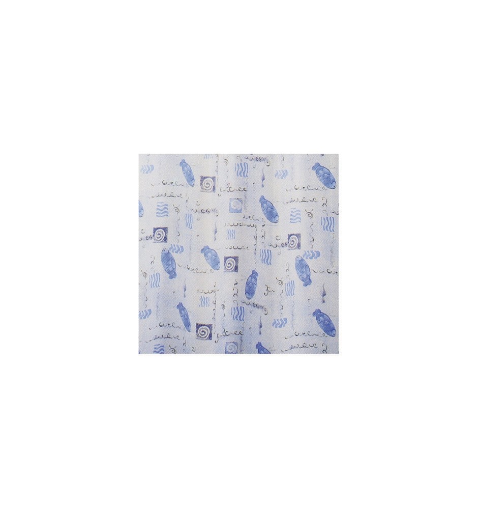TENDA PER DOCCIA 1 LATO CM. 120 X 200 Mod. Acquarello -