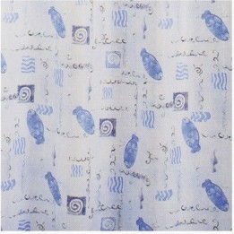 TENDA PER DOCCIA 2 LATI CM. 180 X 200 Mod. Acquarello -