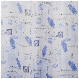 TENDA PER DOCCIA 3 LATI - VASCA 2 LATI CM. 240 X 200 Mod. Acquarello -
