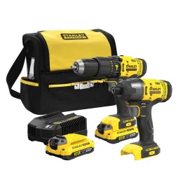 KIT AVVITATORI A BATTERIA 'SFMCK465D2S-QW' kit 18V - x2 2,0 Ah Litio