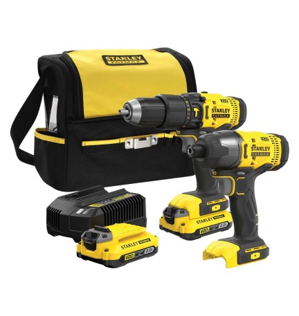 KIT AVVITATORI A BATTERIA 'SFMCK465D2S-QW' kit 18V - x2 2,0 Ah Litio