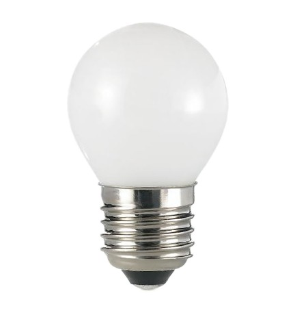 LAMPADA LED A FILAMENTO PER DECORAZIONI 'SFERETTA' luce mista (bianca / verde / blu / gialla / rossa)