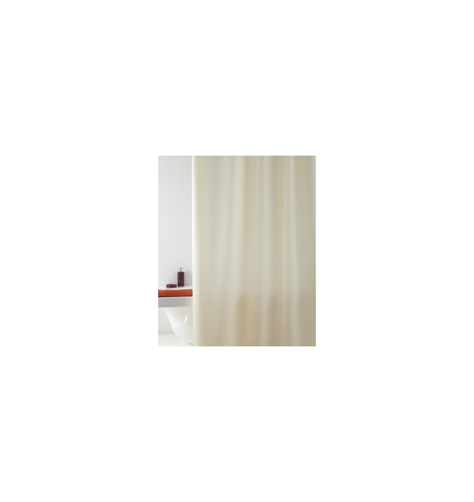 TENDA PER DOCCIA 2 LATI IN TESSUTO CM. 180 x 200 Mod. Beige -