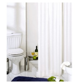 TENDA PER DOCCIA 2 LATI IN TESSUTO CM.180 X 200 Mod. BIANCO -