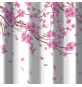 TENDA PER DOCCIA 2 LATI IN TESSUTO CM. 180 X 200 Mod. Sakura Rosa -