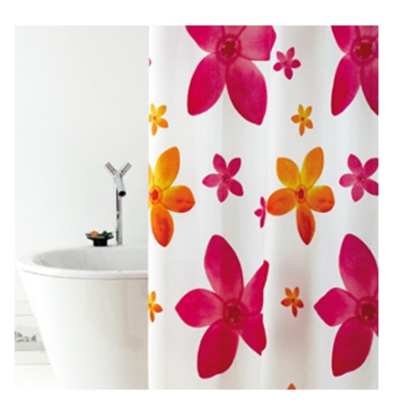 TENDA PER DOCCIA IN TESSUTO MOD. DAFNE cm 180x200