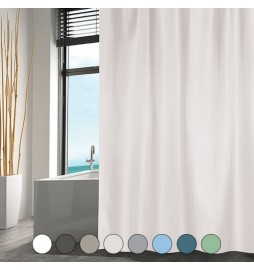 TENDA DOCCIA TESSUTO POLIESTERE cm 240x200 Grigio scuro