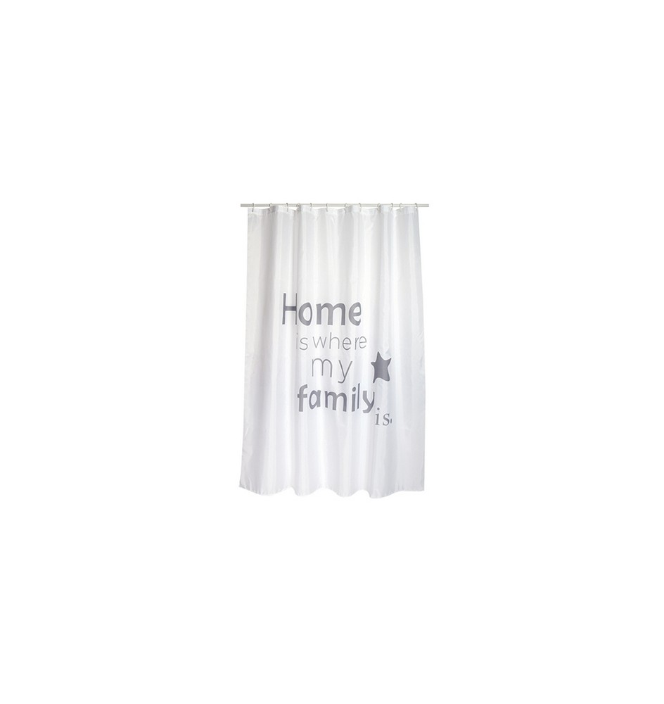 TENDA PER DOCCIA IN TESSUTO POLIESTERE HOME cm 180x200
