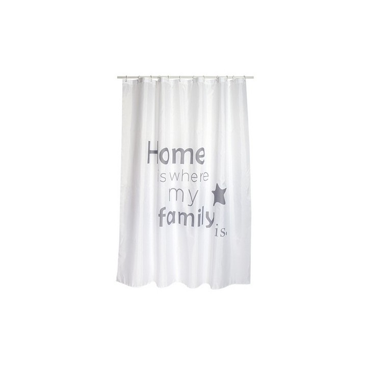 TENDA PER DOCCIA IN TESSUTO POLIESTERE HOME cm 180x200