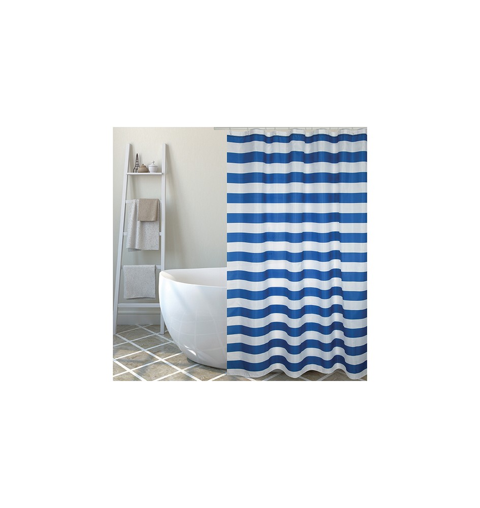 TENDA PER DOCCIA IN TESSUTO POLIESTERE BRIGHTON cm 180x200