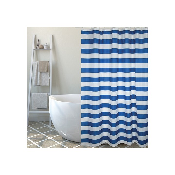 TENDA PER DOCCIA IN TESSUTO POLIESTERE BRIGHTON cm 180x200