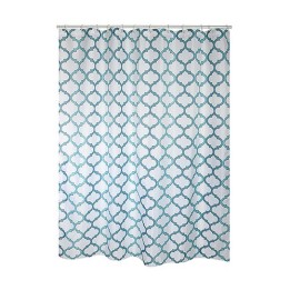 TENDA PER DOCCIA IN TESSUTO POLIESTERE HANKO cm 180x200 Blu