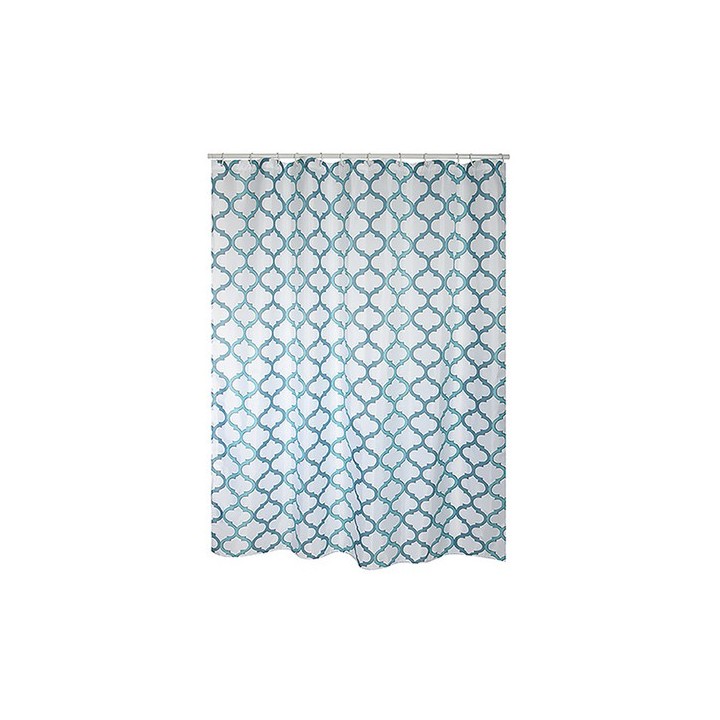 TENDA PER DOCCIA IN TESSUTO POLIESTERE HANKO cm 180x200 Blu