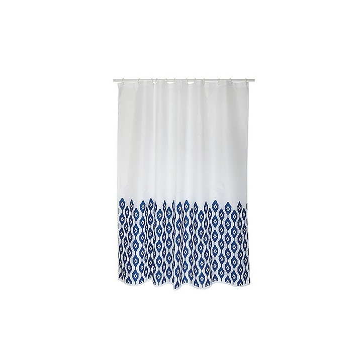 TENDA PER DOCCIA IN TESSUTO POLIESTERE IKAT cm 180x200