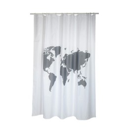 TENDA PER DOCCIA IN TESSUTO POLIESTERE WORLD cm 180x200