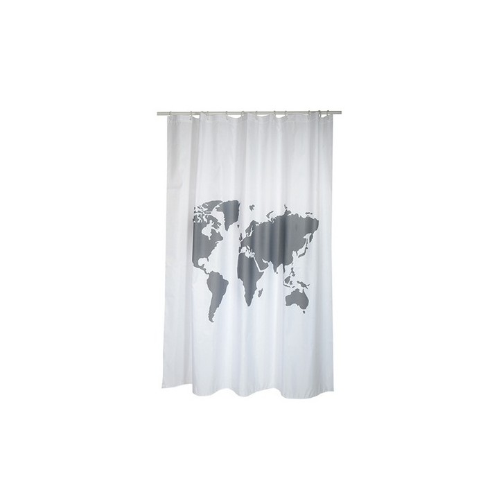 TENDA PER DOCCIA IN TESSUTO POLIESTERE WORLD cm 180x200