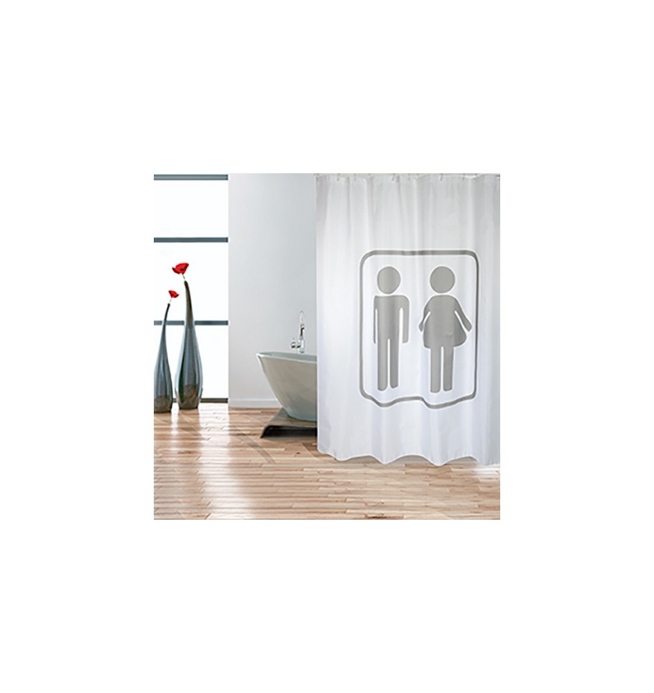 TENDA PER DOCCIA IN TESSUTO POLIESTERE M&W cm 180x200