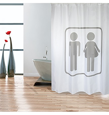 TENDA PER DOCCIA IN TESSUTO POLIESTERE M&W cm 180x200