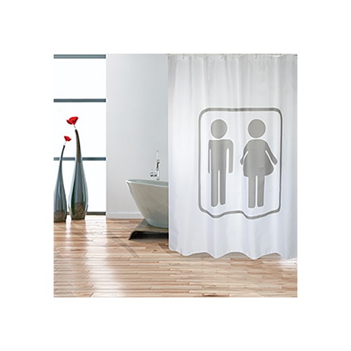 TENDA PER DOCCIA IN TESSUTO POLIESTERE M&W cm 180x200