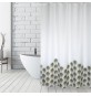 TENDA PER DOCCIA IN TESSUTO POLIESTERE PEACOCK cm 180x200