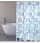 TENDA PER DOCCIA IN TESSUTO POLIESTERE DOTS cm 180x200 Grigio