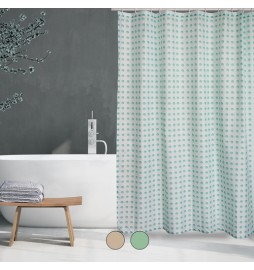 TENDA PER DOCCIA IN TESSUTO POLIESTERE CAMBERRA cm 180x200 Verde