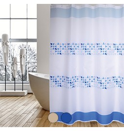 TENDA PER DOCCIA IN TESSUTO POLIESTERE PORTO cm 180x200 Beige
