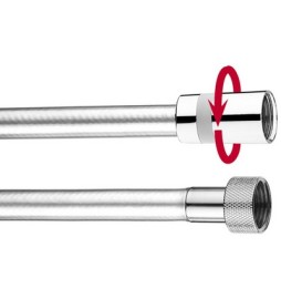FLESSIBILE DOCCIA ANTITORSIONE CROMO LUX cm 200