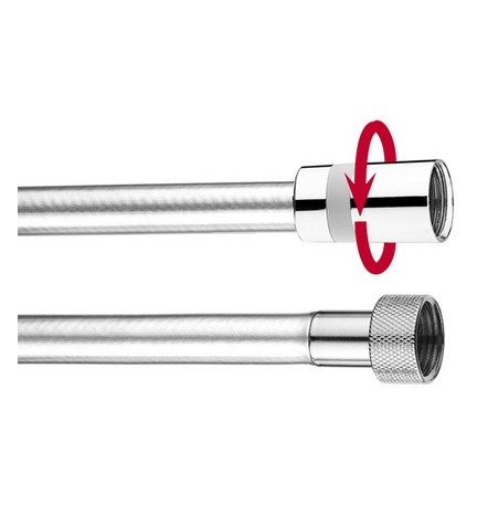 FLESSIBILE DOCCIA ANTITORSIONE CROMO LUX cm 200