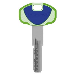 CHIAVE PER CILINDRO SERIE 'EVO K22' lunghezza 70,5 mm - testa 23,7 x 38 mm